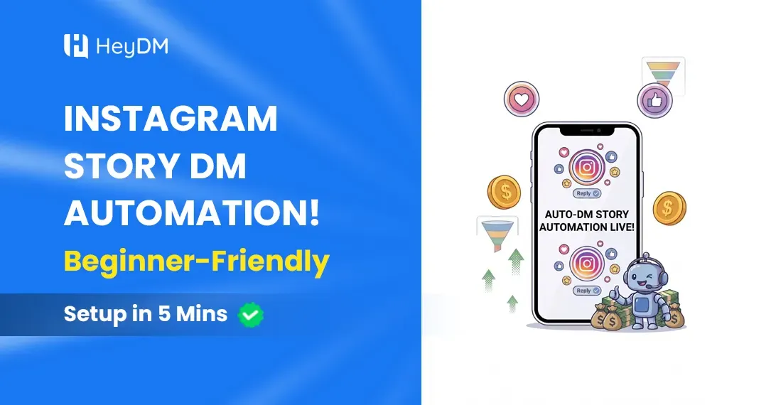 Tired of getting 🔥 story reactions but zero clients? Learn how Instagram story automation and auto-DM tools like HeyDM can turn every reaction into a real conversation — and real revenue.