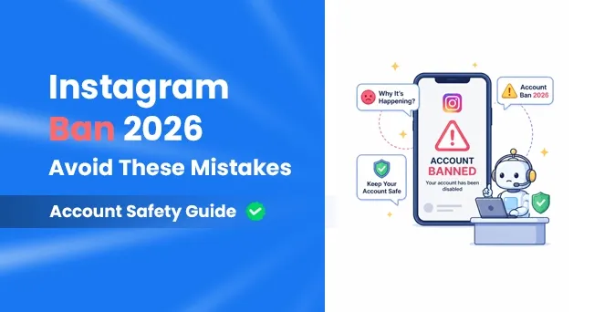Instagram accounts are getting banned in 2026 more than ever. Here's exactly why it's happening, which automation tools are risky, and how to stay completely safe.
